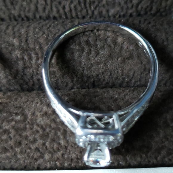 14 Kt diamond engagement ring & 14 Kt diamond anni - Picture 5 of 9